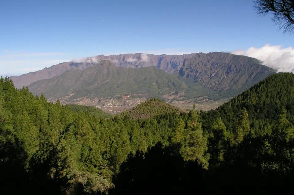 Caldera de Taburiente на острове Ла-Пальма